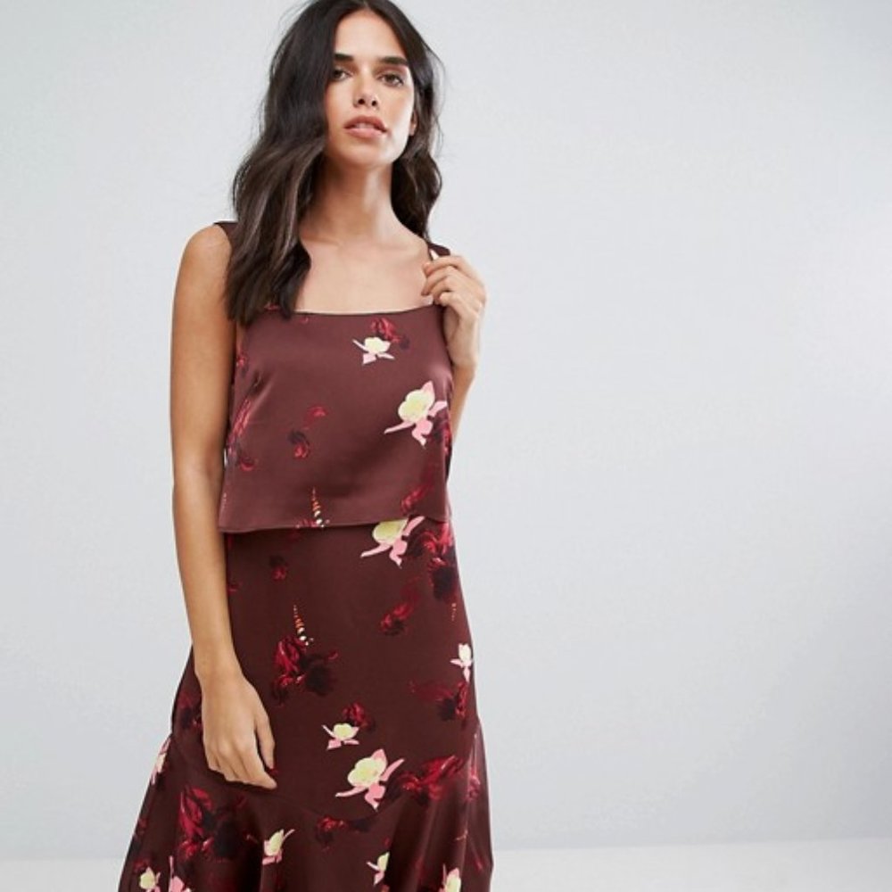 ASOS Y.A.S. Printed Strap Dress, 2 in 1 Reversible Style